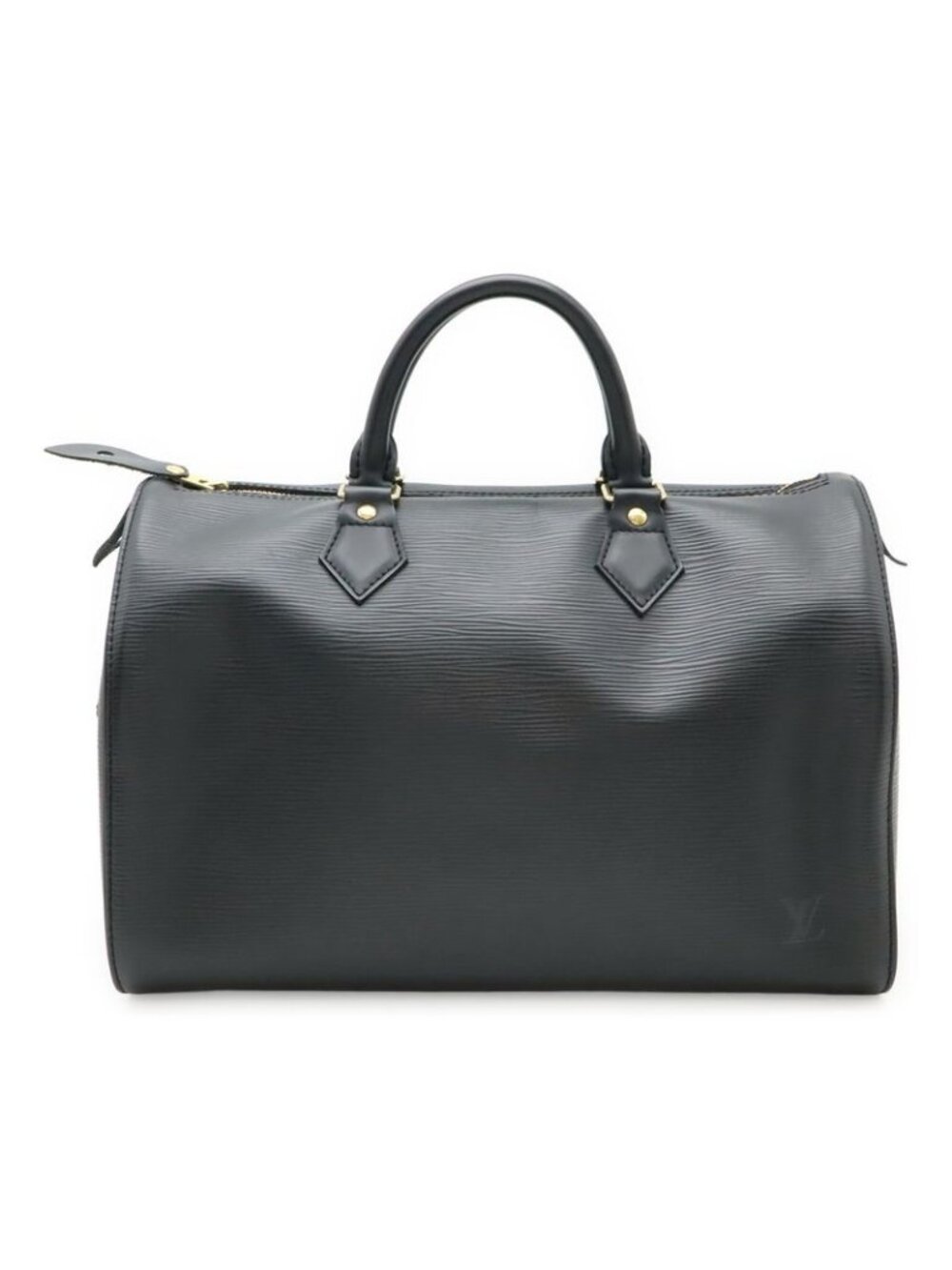 Louis Vuitton Epi Speedy 30 Handbag Mini Boston Bag Soft Leather Noir Black - Picture 1 of 9